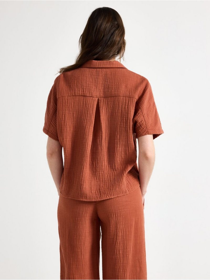 MOM crinkled shirt - 3006387-1802