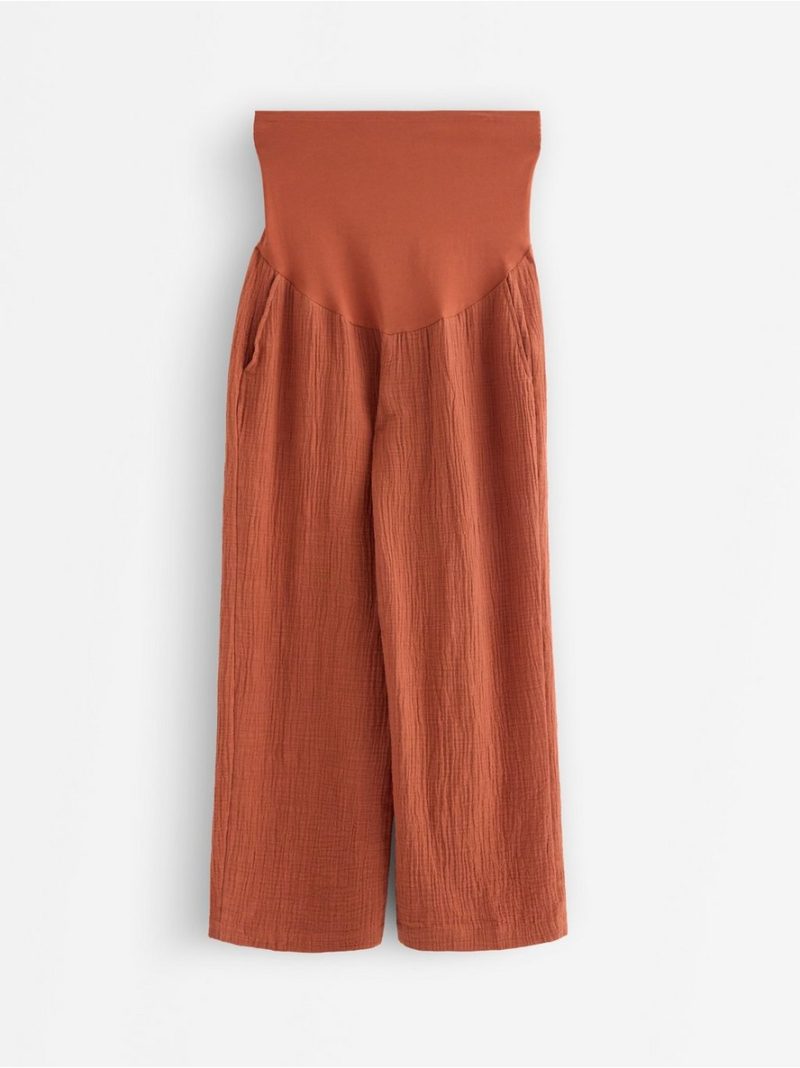 MOM straight crinkled trousers - 3006829-1802
