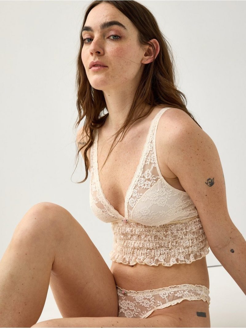 Bralette in lace - 3009794-7159