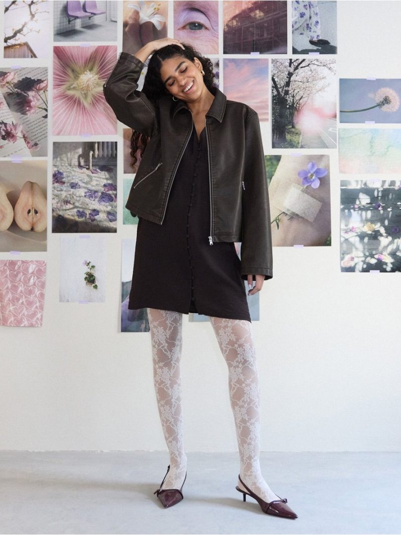 Tights in lace 30 denier - 3009798-325