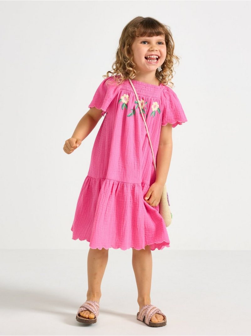 Dress in cotton gauze - 3010040-9860