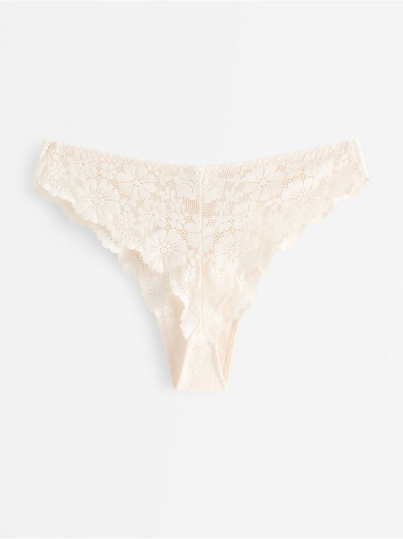 Thong in lace - 3010477-7159