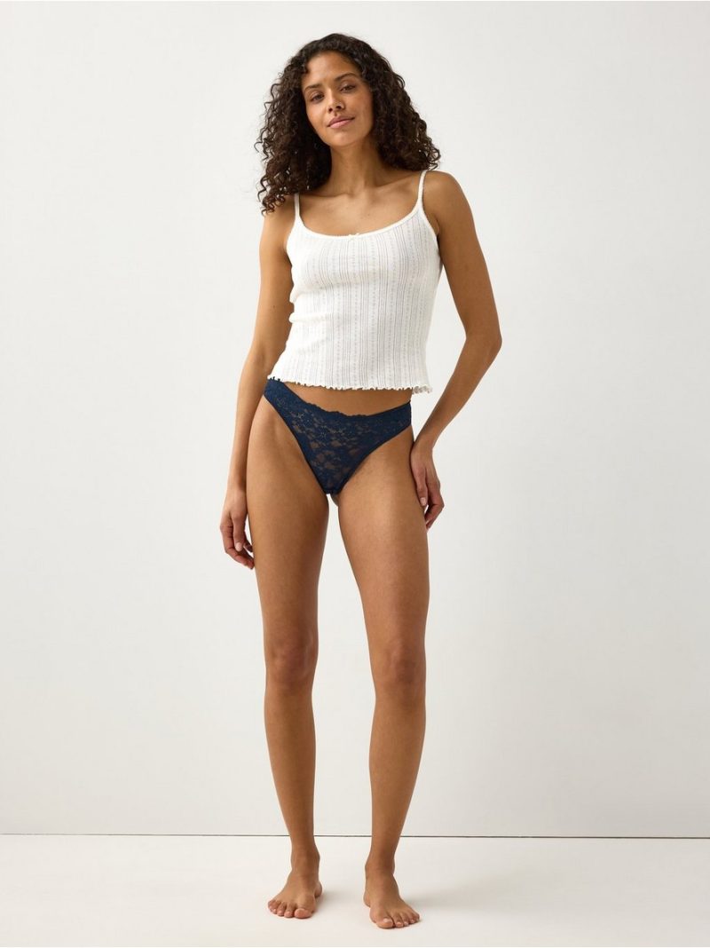 Brazilian briefs with soft lace - 3010478-2150