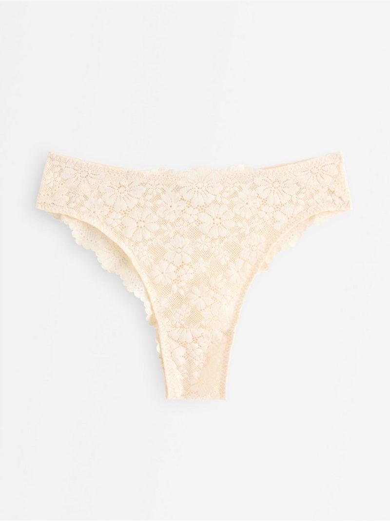 Brazilian briefs with soft lace - 3010478-7159