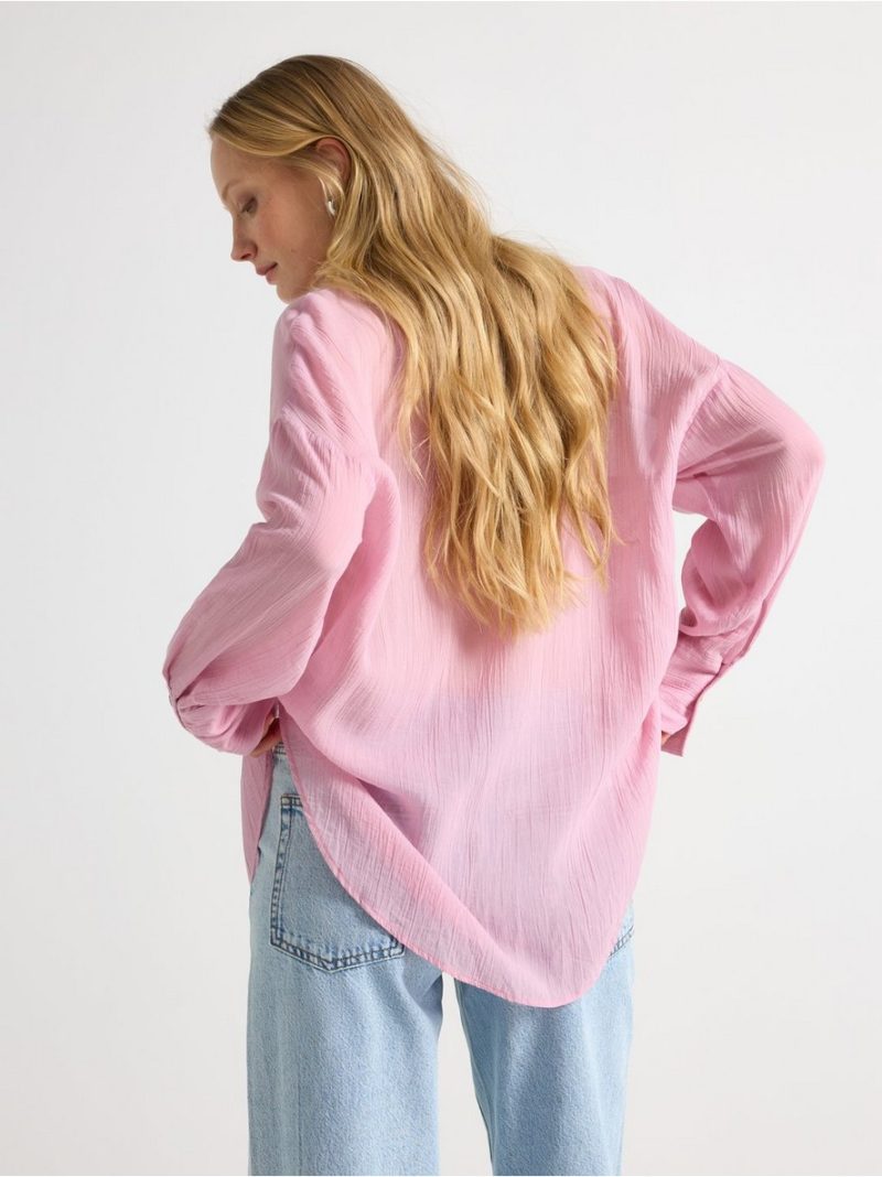 Sheer blouse - 3010798-7258