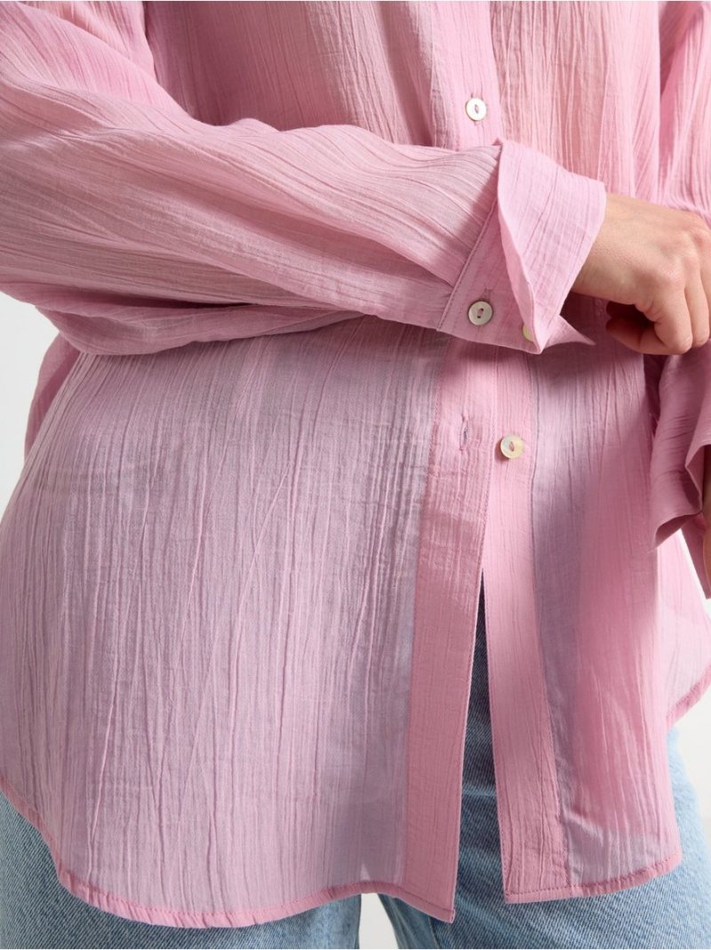 Sheer blouse - 3010798-7258