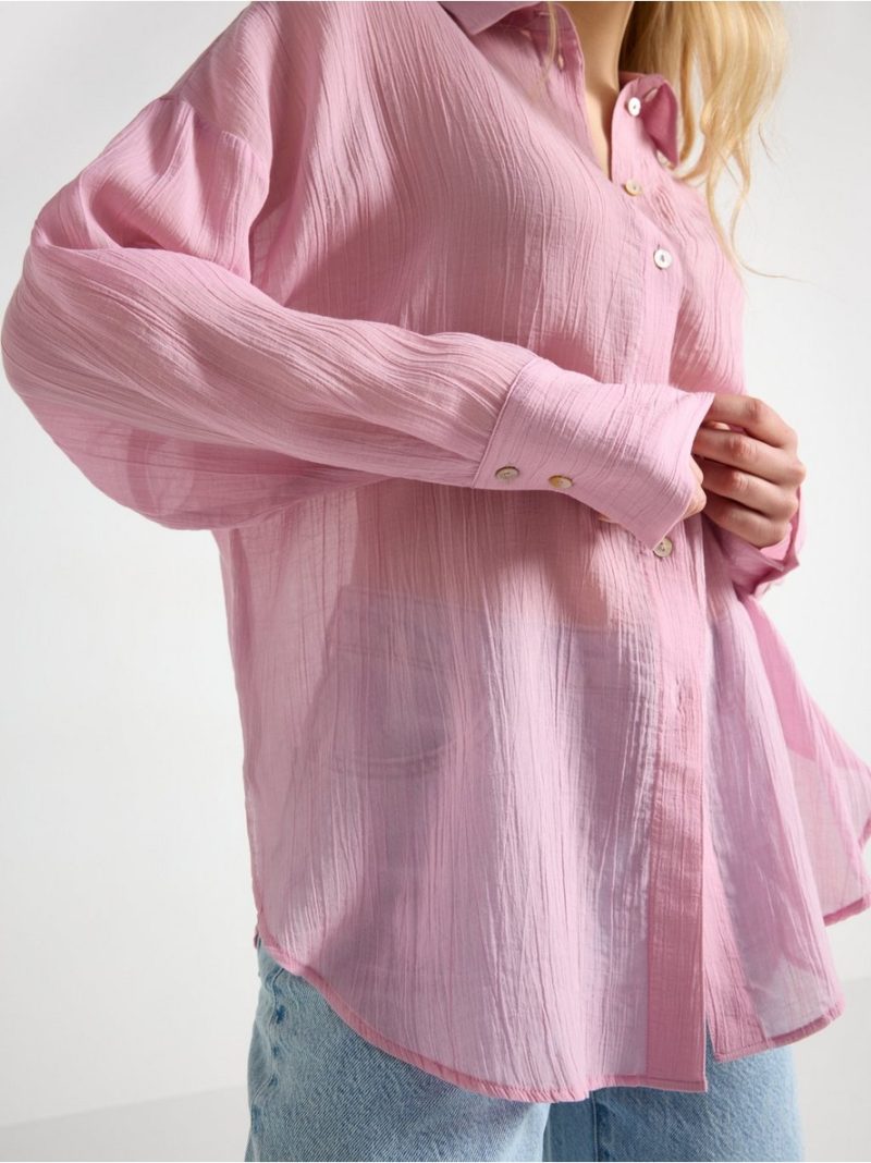 Sheer blouse - 3010798-7258