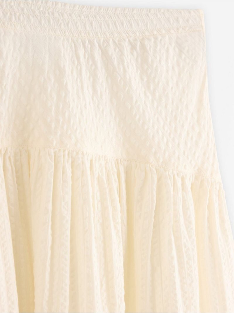 Midi skirt in seersucker - 3010806-7862