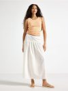 Midi skirt in seersucker - 3010806-7862