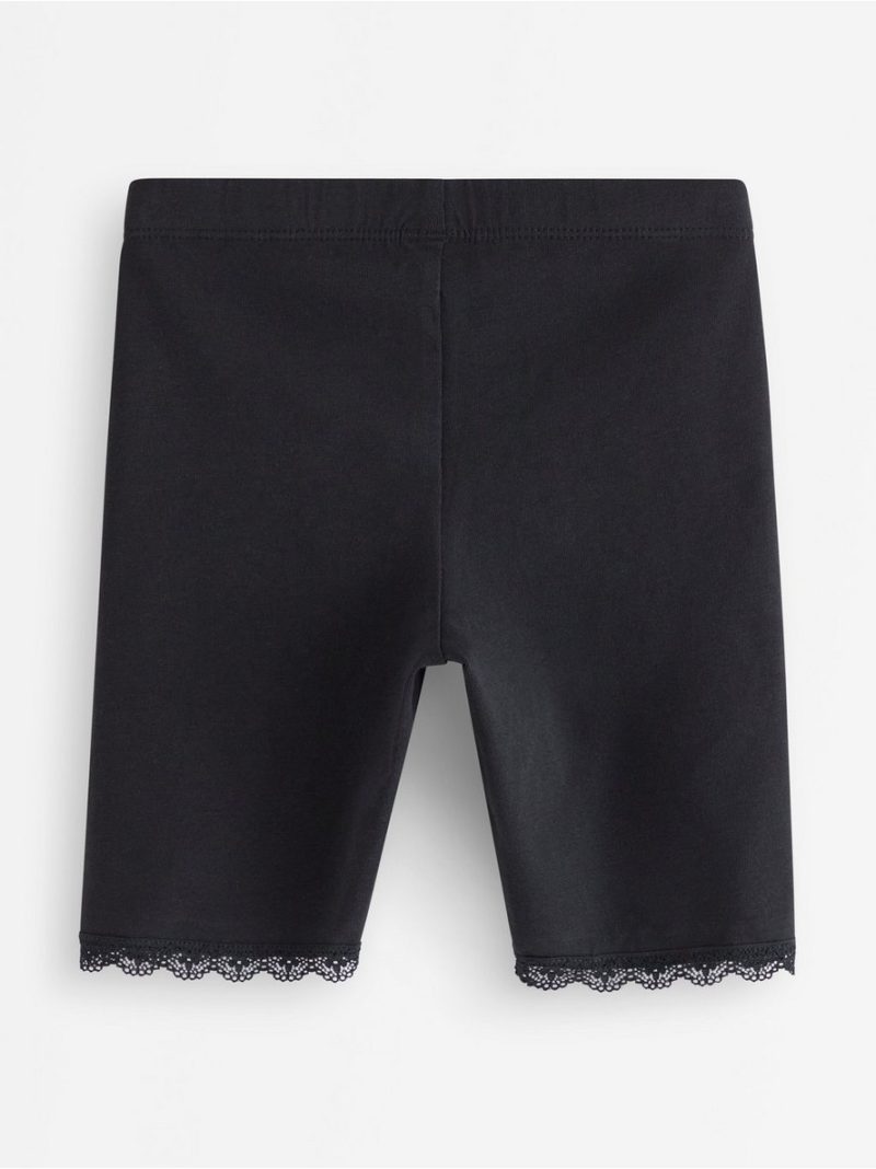 Cycling shorts with lace trim - 3010831-80