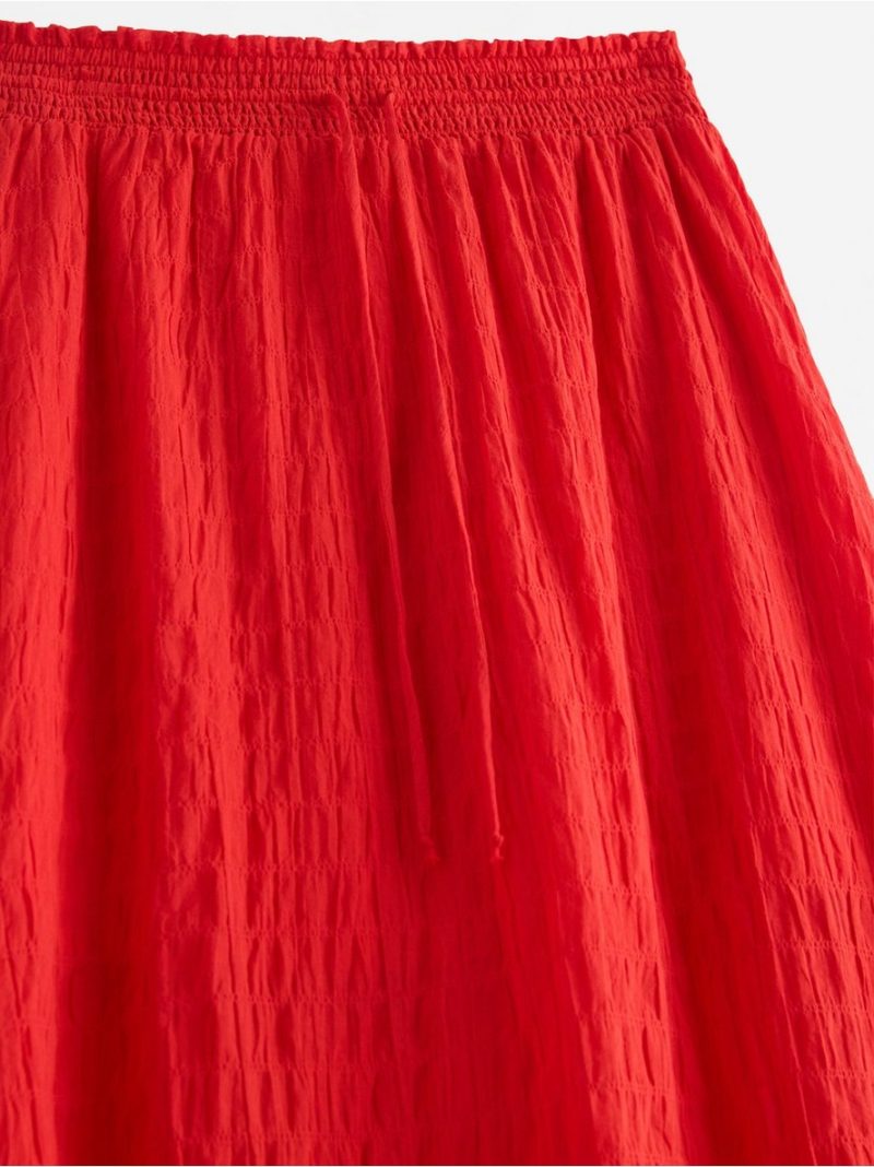 Crinkled midi skirt - 3011120-6324