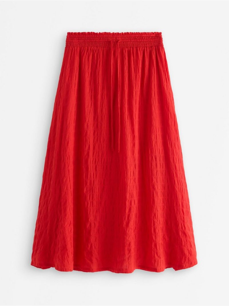 Crinkled midi skirt - 3011120-6324