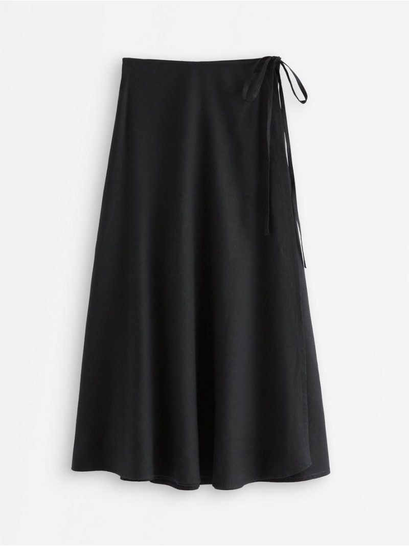 Midi skirt in linen blend - 3011254-80