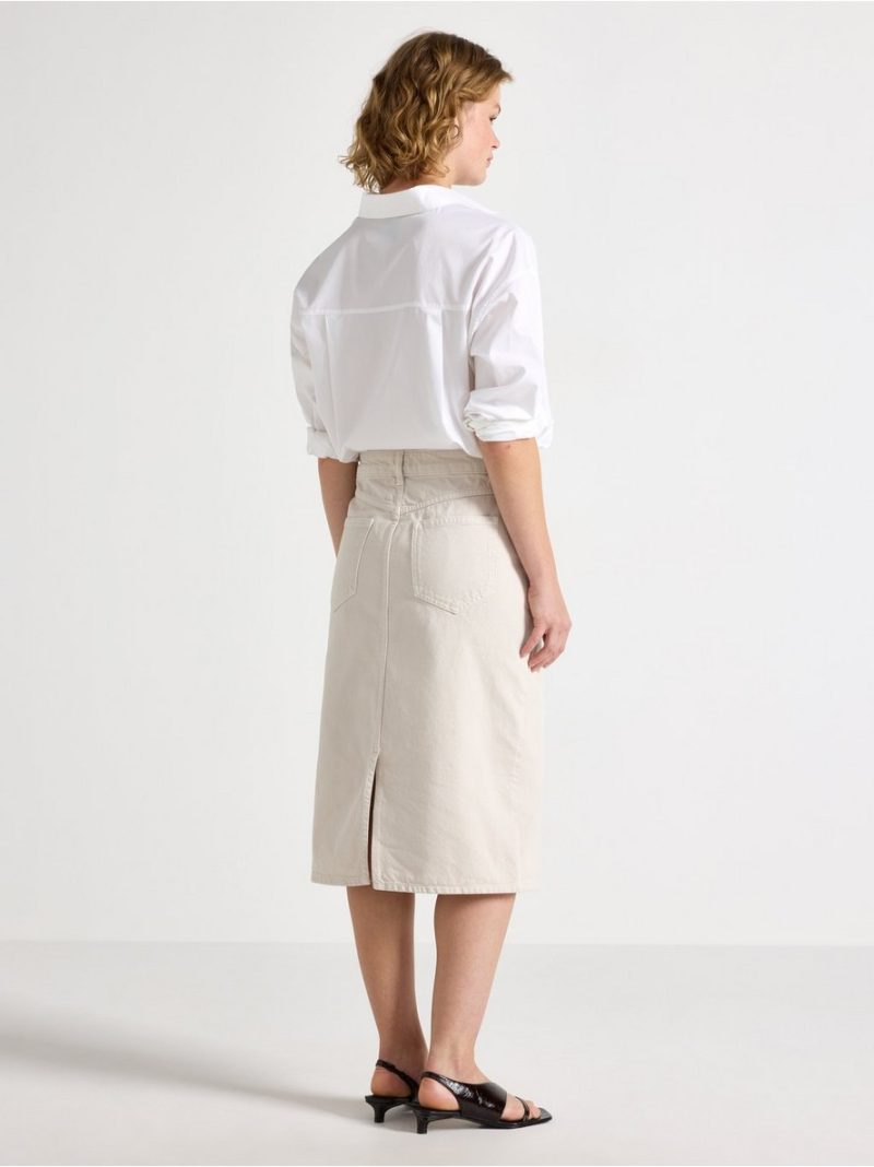 Midi skirt in denim - 3011578-1230