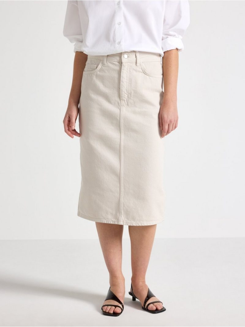 Midi skirt in denim - 3011578-1230