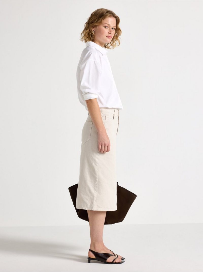Midi skirt in denim - 3011578-1230