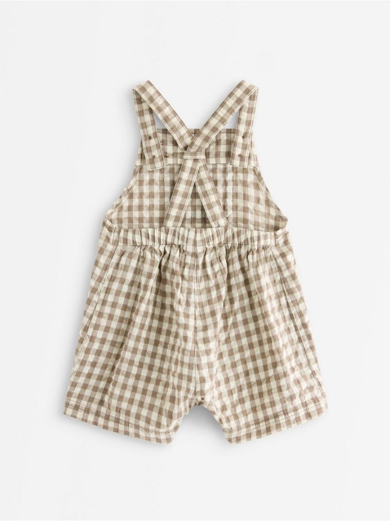 Dungarees in seersucker - 3011624-9849