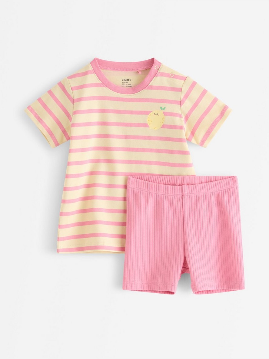 Set with top and cycling shorts - 3011689-1031