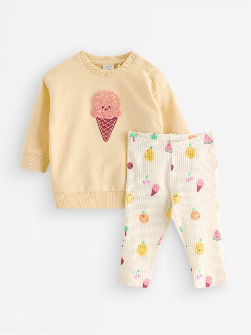 Set with sweatshirt and leggings - 3011732-1877