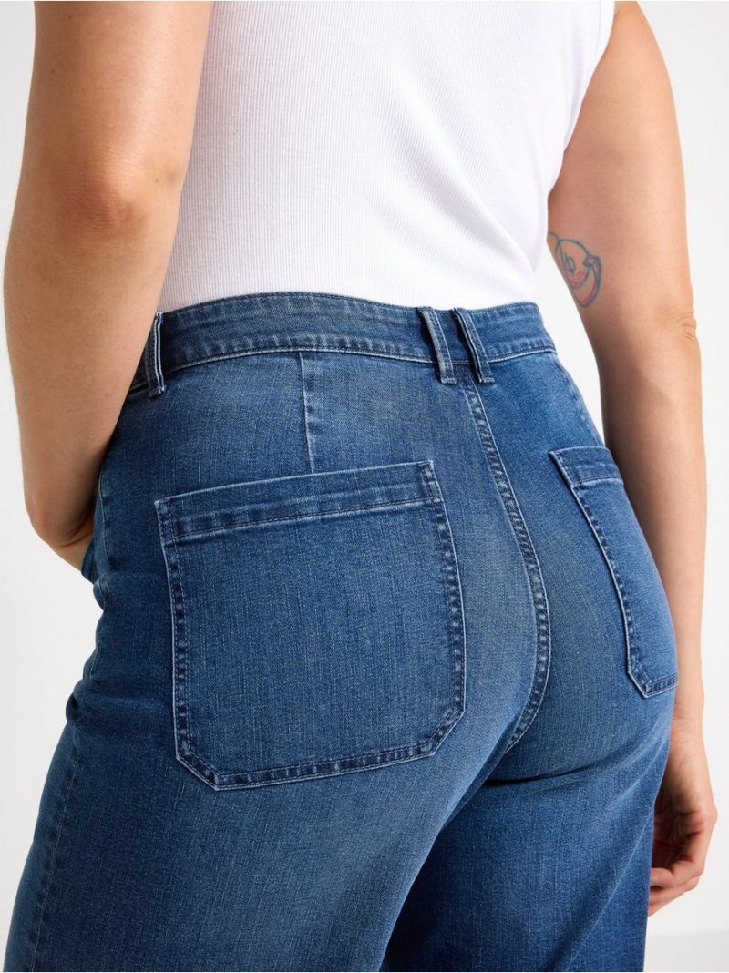 WIDE jeans with high waist - 3011917-791