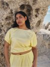 Bluza - Short-sleeved blouse