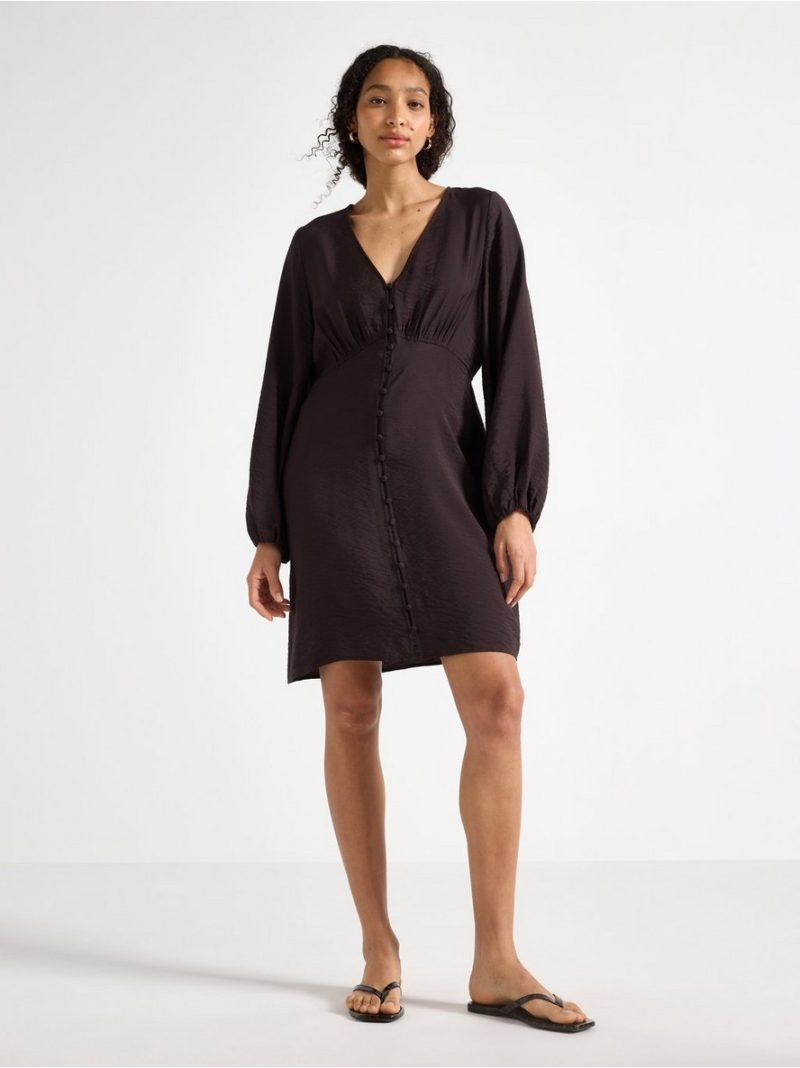 Long-sleeved mini dress - 3012761-8117