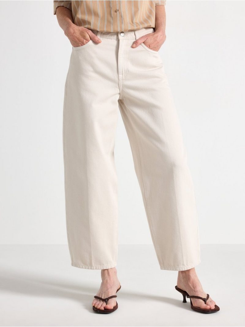BARREL trousers in twill - 3013028-7403