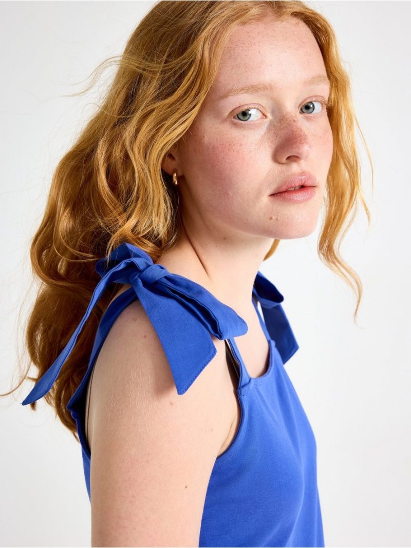 Tank top with bows - 3013138-7343