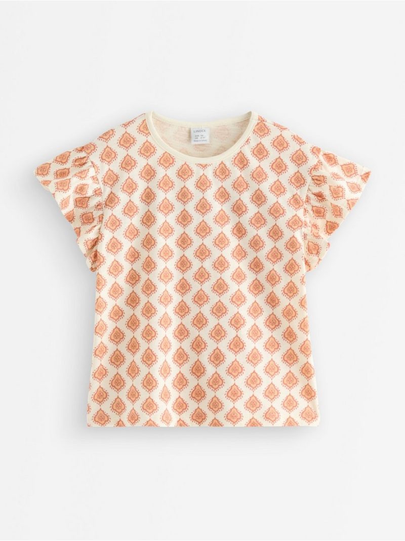 - Top with frill sleeve Top with frill sleeve - 3014004-6728