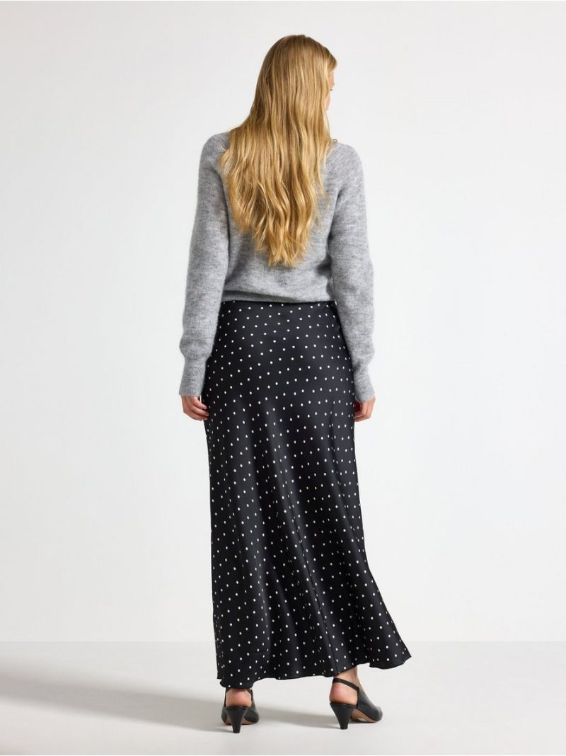 Maxi skirt in satin - 3000038-81