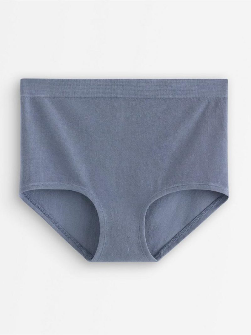 Seamless briefs with high waist - 3001907-6946