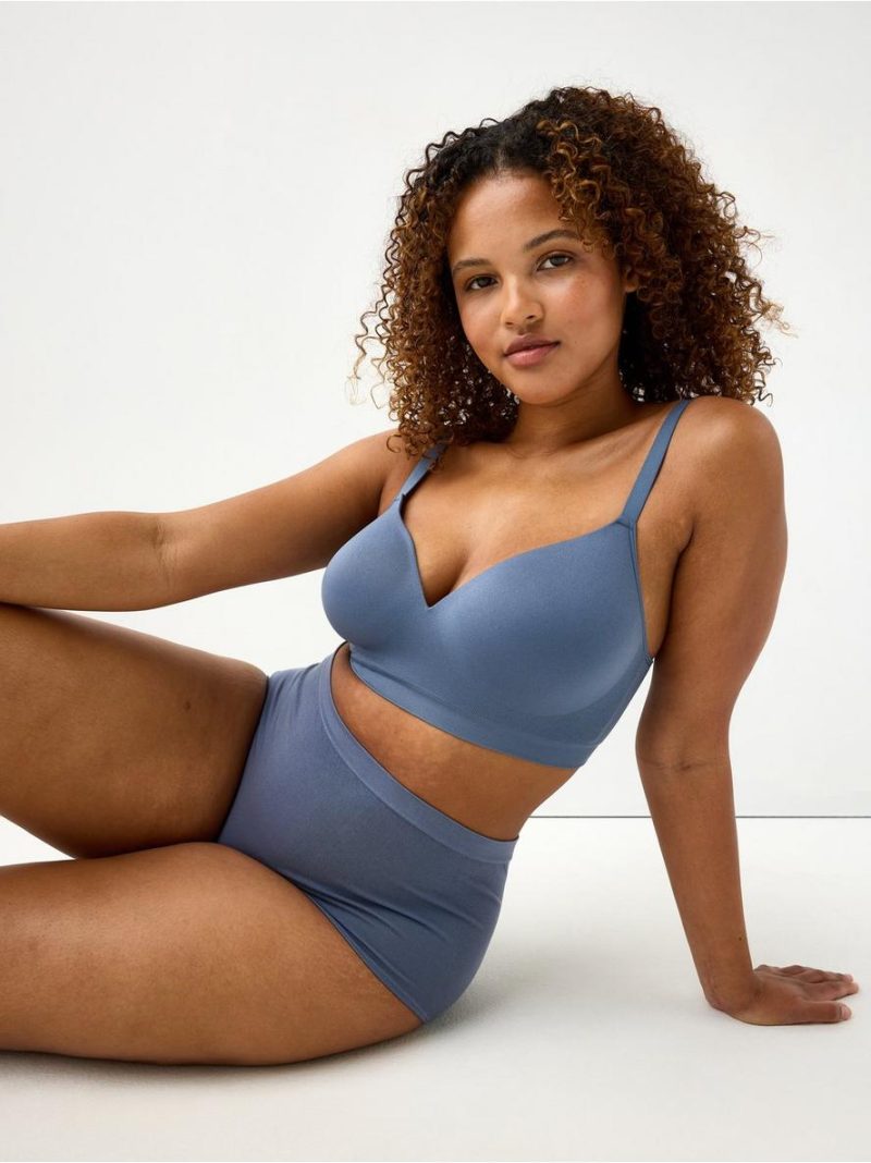 Seamless briefs with high waist - 3001907-6946