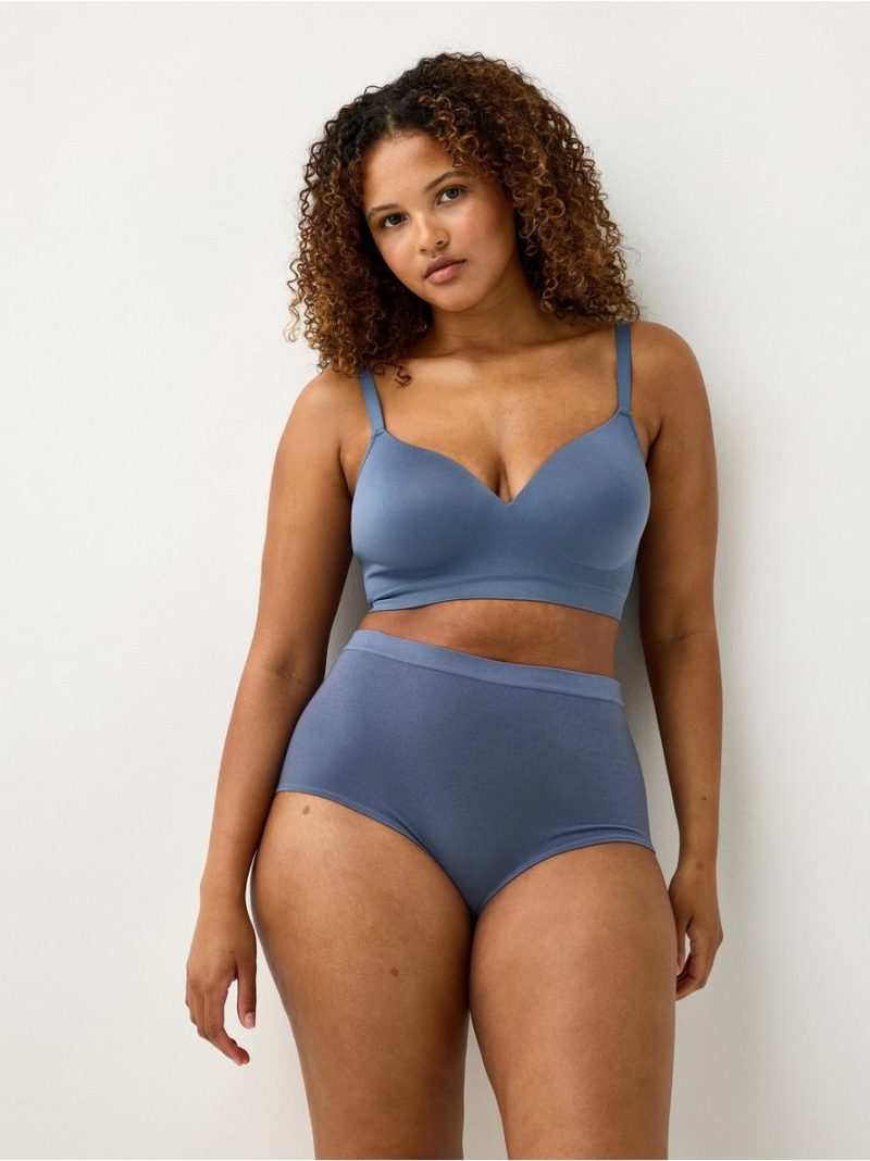 Seamless briefs with high waist - 3001907-6946