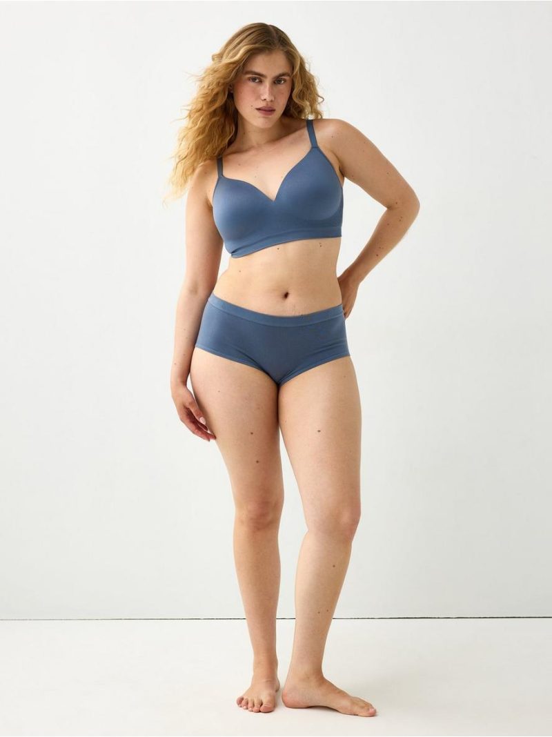 Seamless briefs with regular waist - 3002487-6946