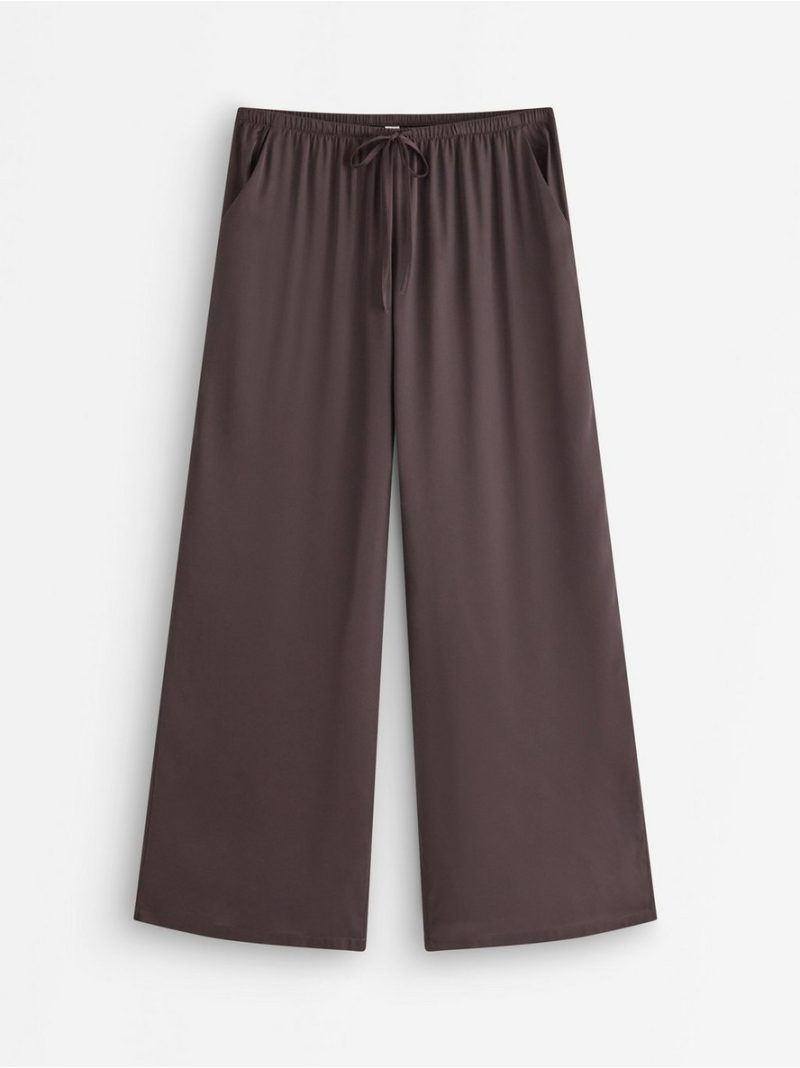 Pyjama trousers in satin - 3004792-9631
