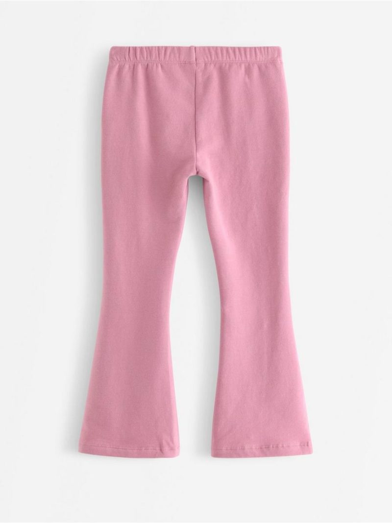 Flared leggings with brushed inside - 3006950-3683