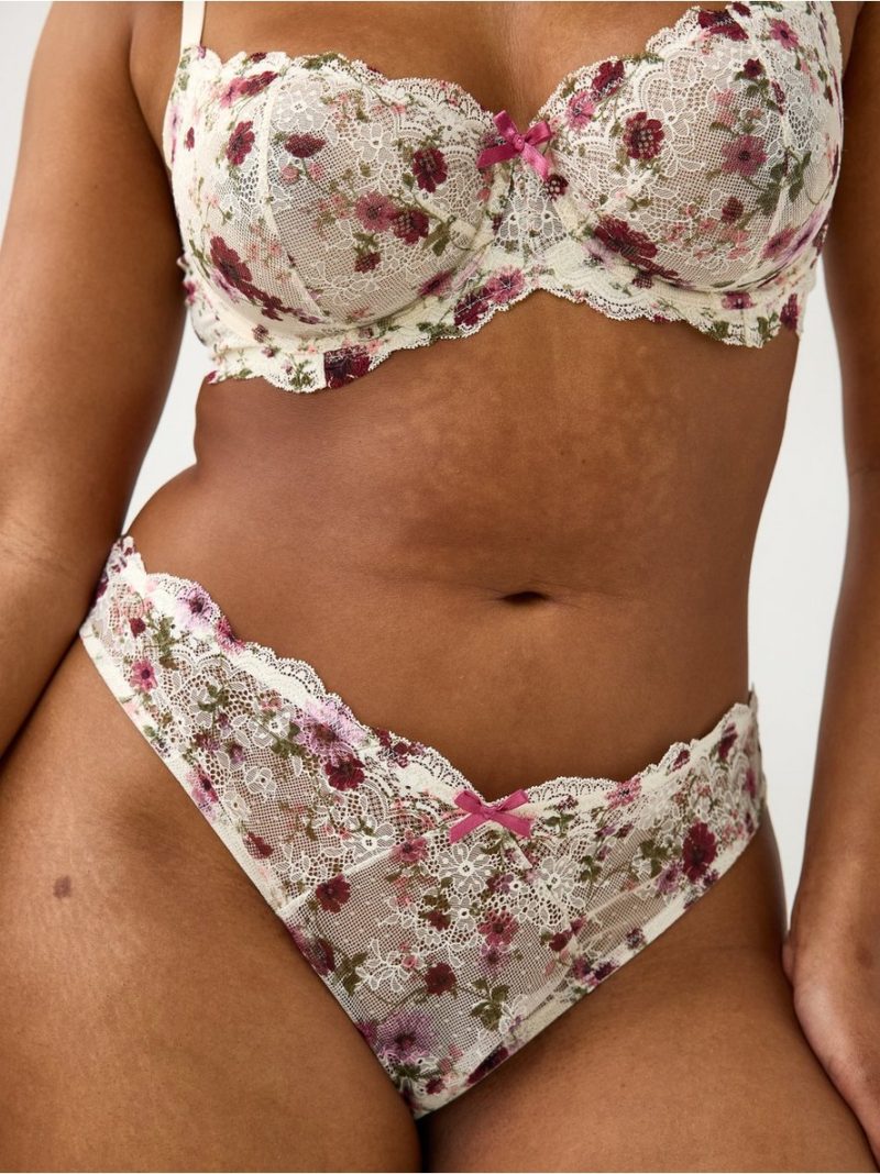 Thong in lace - 3008464-7159