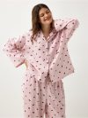 Pyjama shirt in seersucker - 3008916-8929