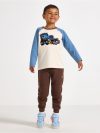 Joggers with reinforced knees - 3009222-6941