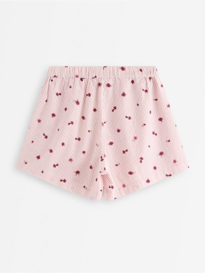 Pyjama shorts in seersucker - 3009516-8929