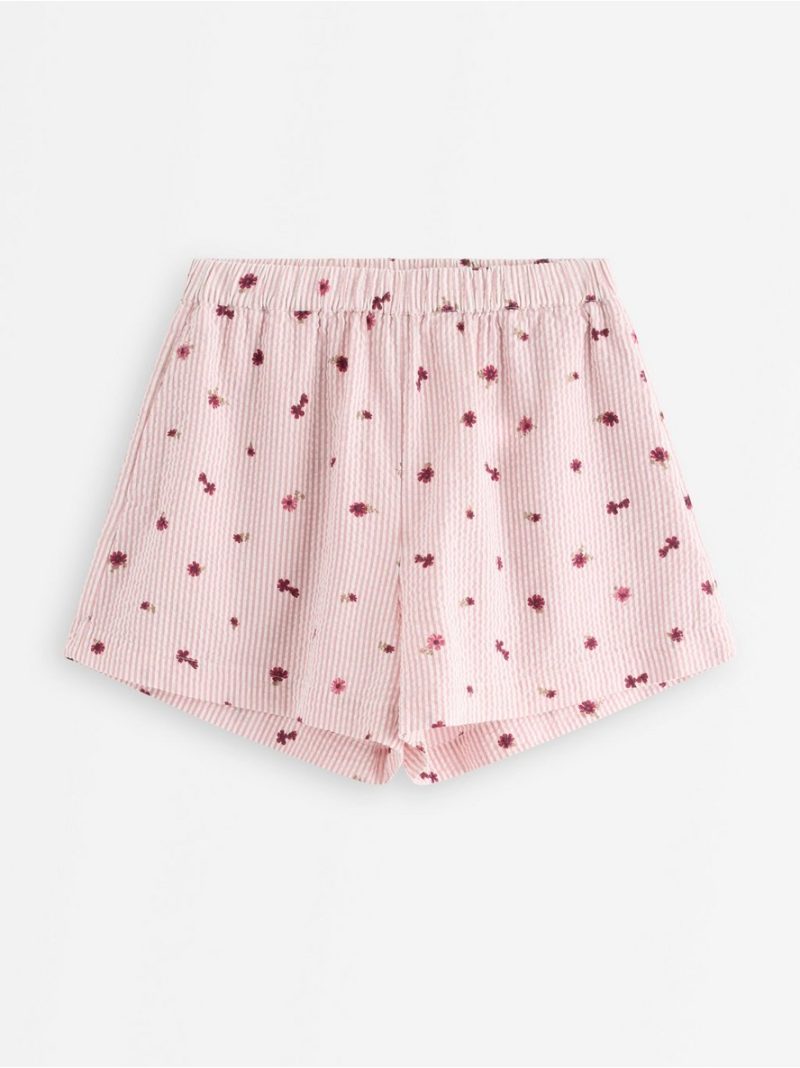 Pyjama shorts in seersucker - 3009516-8929