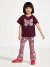 Flared ribbed leggings - 3009588-9438