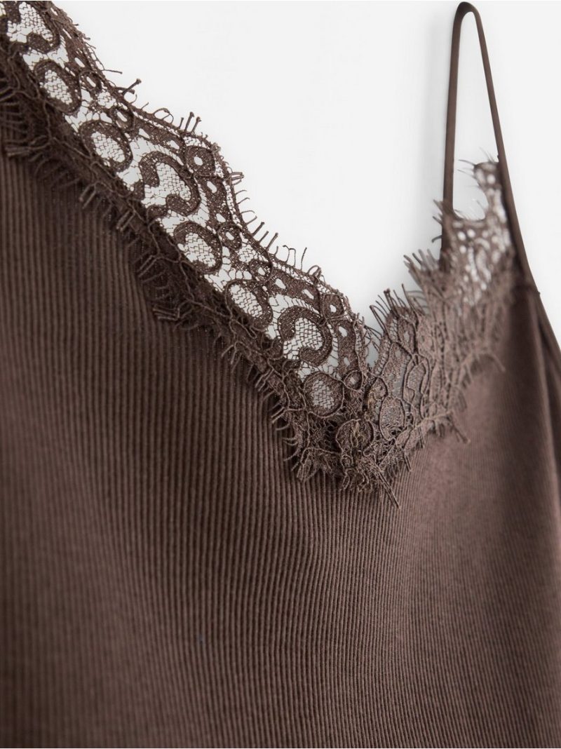 Ribbed camisole - 3010004-1863