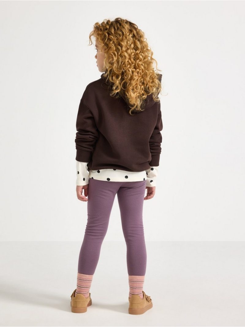 Leggings with brushed inside - 3011060-7341