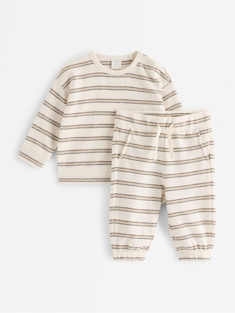Set with top and trousers in terry - 3011221-7603
