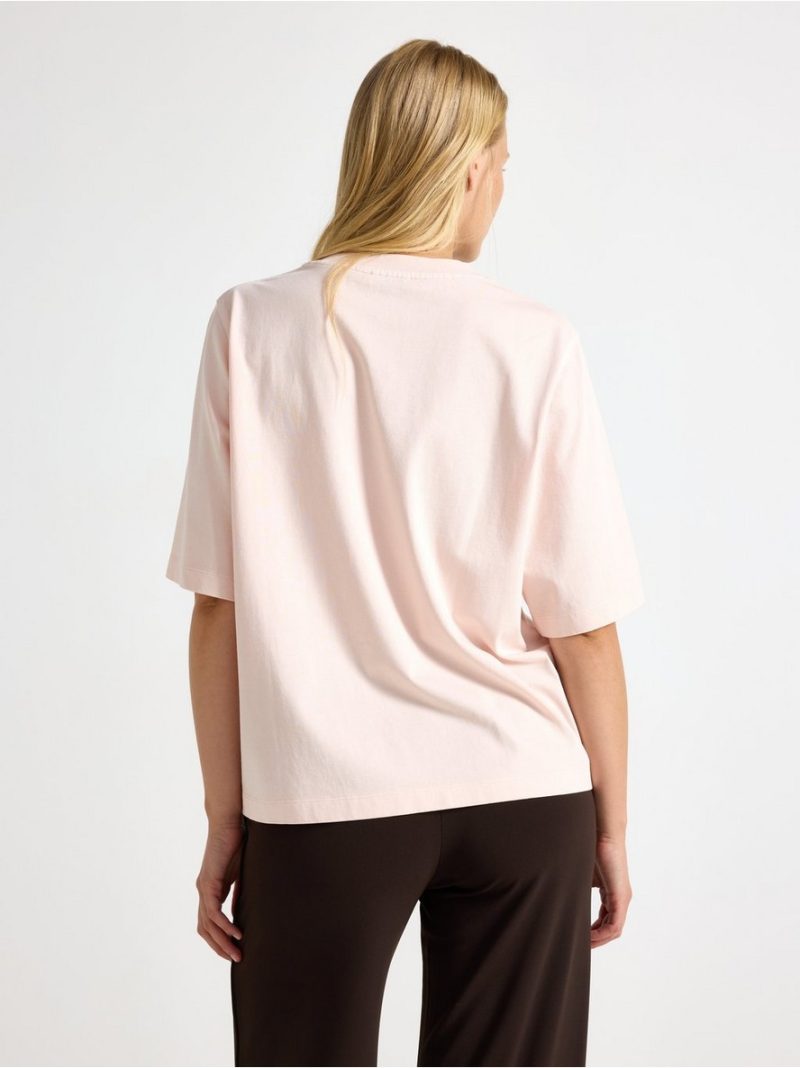 Oversized t-shirt in washed cotton - 3011251-3632