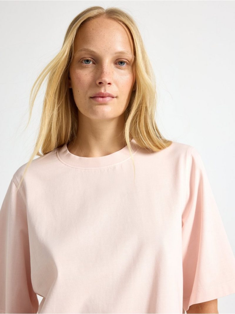 Oversized t-shirt in washed cotton - 3011251-3632