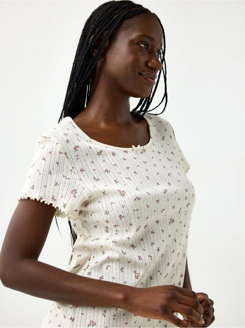 Nightdress in pointelle - 3011356-7159