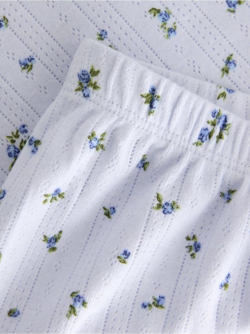 Pyjama shorts in pointelle - 3011474-1148