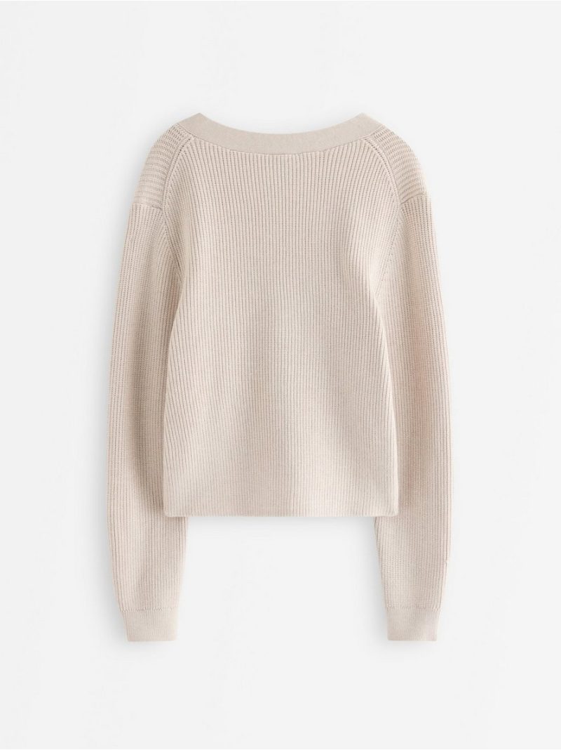 V-neck cardigan - 3011545-2659